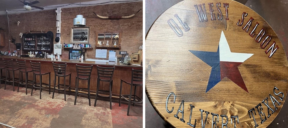 Ol' West Saloon Menu